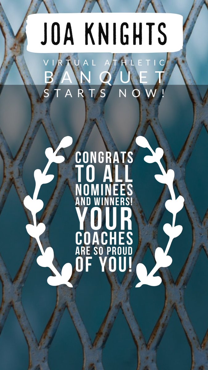 KnightZoneJOA's tweet photo. Knights Virtual Athletic Banquet Starts NOW!!! https://t.co/H0lxnDocqr https://t.co/0VuxM1HBpW