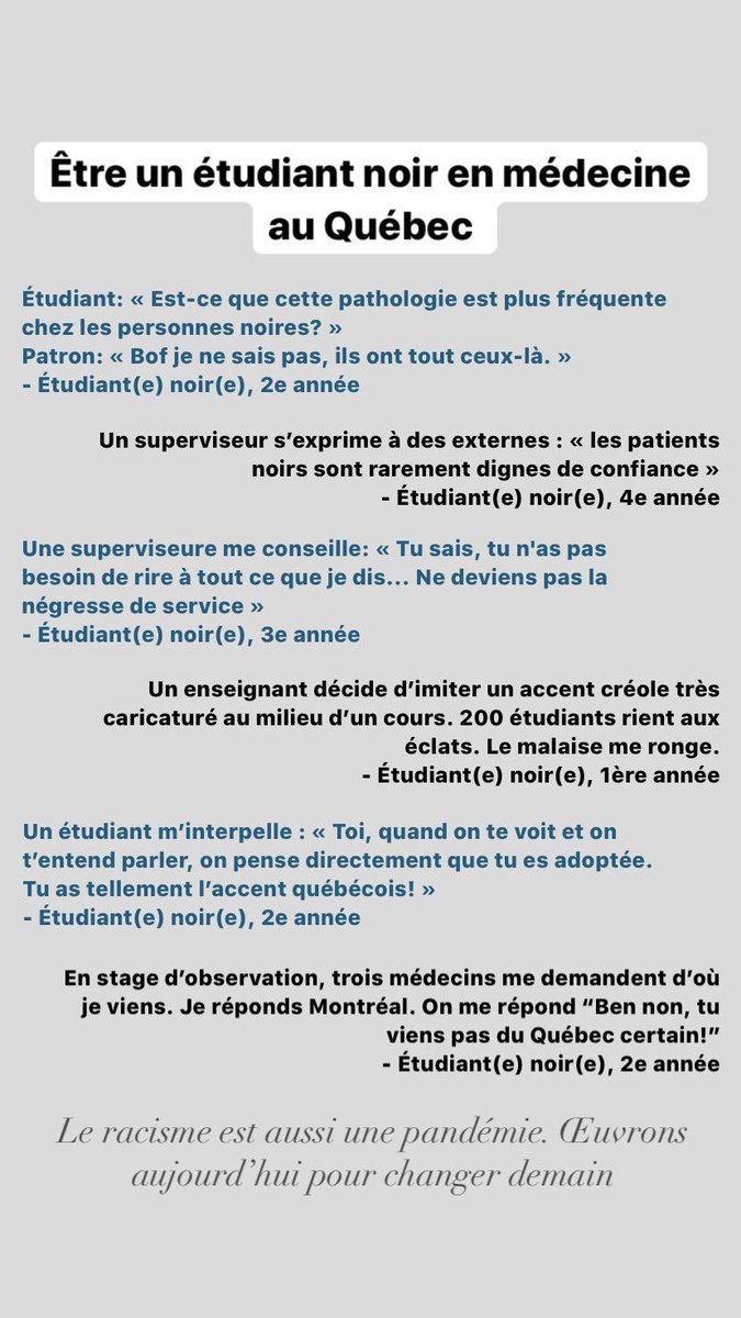 Being #BlackInTheIvory takes a toll on Black Medical Students every day. 

We must all look at what is, recognize that it is unacceptable and do better.

This is the tip of a much larger iceberg that extends from student mental health to patient wellness. 

We need actions!
