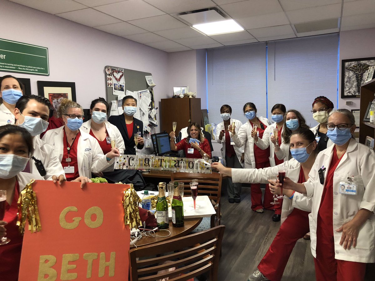 IntrepidRN_NYC's tweet photo. #MSHeart celebrating @BethOliverVP as she becomes the first Chief Nursing Executive and linchpin of all nurses @MountSinaiNYC ! Congratulations ! #heartofthematter #sociallydistantspirituallyclose https://t.co/oVm1CmdC3j