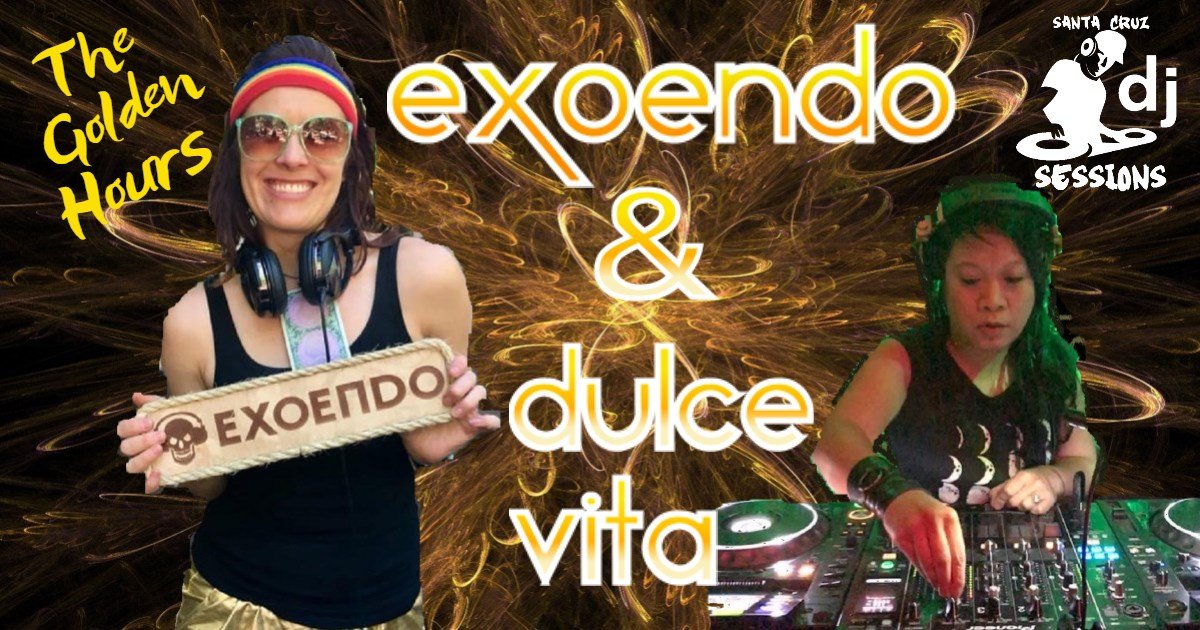 SCDJSessions's tweet photo. We're #LIVE for The Golden Hours w/ Exoendo &amp; Dulce Vita! #Tonight they #sharethelove &amp; #share the #decks!! 

https://t.co/s5Eqfg2V1s

#love #together #celebration #goldenhour #danceparty #watchparty #digital #dance #music #party #livestream #twitch #dj #sessions #djsessions https://t.co/KwyBxf7j56