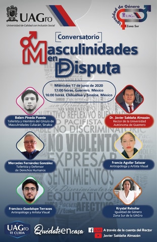 inmujeracapulco's tweet photo. El área de Igualdad de Género de la Coordinación Zona Sur, invita a este evento de la UAGro, institución que forma parte del Sistema Municipal para Prevenir, Atender, Sancionar y Erradicar la Violencia Contra las Mujeres.
Registro👉 https://t.co/u0OZd49gPQ

#AcapulcoUnido https://t.co/O3a6MOCKLL