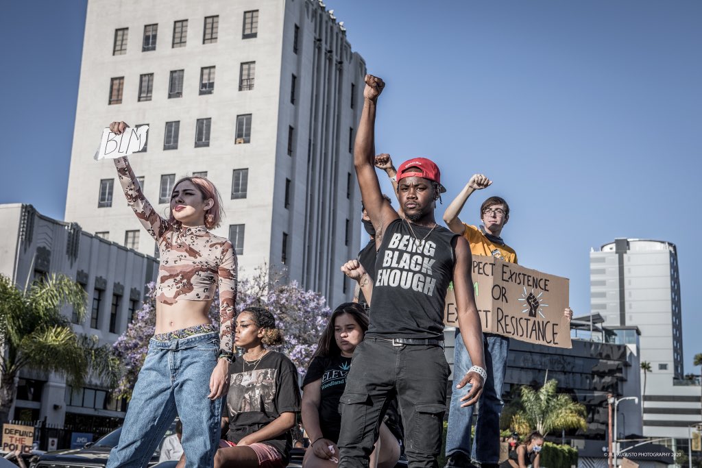 Jillaugusto's tweet photo. Keep your foot on the gas! 👊🏽 #BlackLivesMatter #SayHisName #NoJusticeNoPeace #BLM #Jillaugustophotography #LosAngelesProtest #losangeles #hollywoodprotest #hollywood https://t.co/bbGR2u4HeG