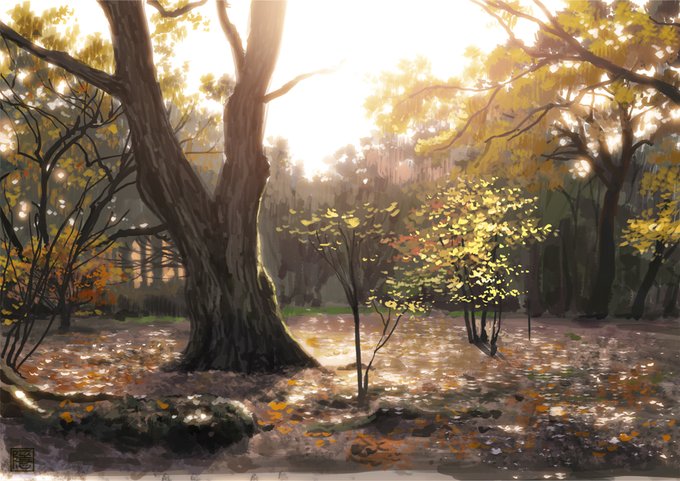 「秋 森林」のTwitter画像/イラスト(古い順)