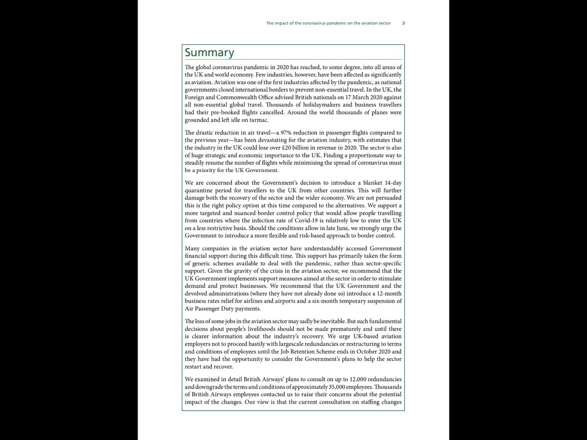 ITVJoel's tweet photo. British Airways is “a national disgrace”. The considered view of @CommonsTrans - 11 MPs, 6 of them Conservative. Airline’s treatment of its staff “falls well below the standards expected from any employer” and “cannot appear to go without sanction”. A call for government action. https://t.co/T07tGLiGnR