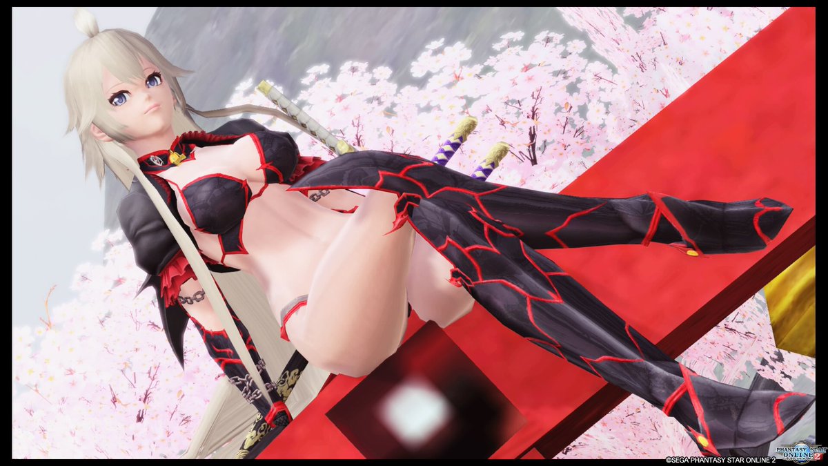 Aiiro_PSO2's tweet photo. #PSO2 
#緊急メンテなのでss貼る 
#再現キャラの隣に元ネタ
緊急メンテで暇を持て余すジャンヌオルタさん(●´ω｀●) https://t.co/6deVNyOLRg