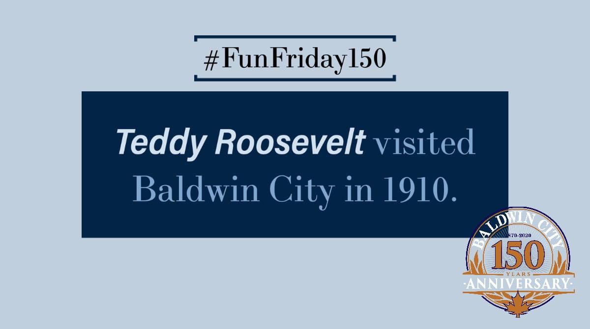 baldwincityks's tweet photo. Teddy Roosevelt is among the celebrities and famous individuals who've visited Baldwin City over the years. Granted, it was more like passing through. But he DID give a speech from the back of a train, so there's that.
#FunFriday150 https://t.co/KTaUeMJaKm