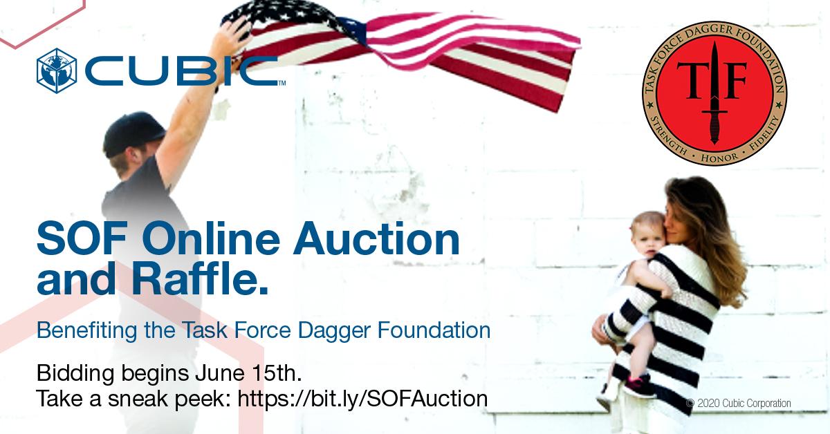 Cubic_MS's tweet photo. #SOFIC went virtual this year but our support for the @TFDaggerFDN  continues with #SOF Online Auction. In the latest CMS blog, Cubic's Mark Stephens shines a light on the services provided to wounded, ill or injured #USSOCOM members and their families. 
https://t.co/Pr6IaeWd15 https://t.co/vEYt8jEhoM