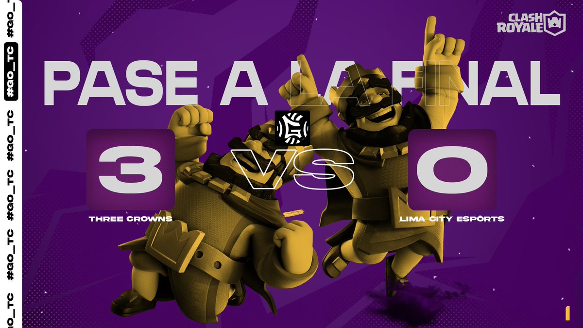 #Pasealafinal | #ClashRoyale

Hoy las calaveras consiguieron el boleto a la final en <a href="/GoldLeague_2020/">GOLD</a> a sido un gran honor poder enfrentarnos contra <a href="/LimaEsports/">Lima City Esports</a>. Agradecer a la organización por a vernos invitado. Y felicitar a <a href="/ElCenturionCr/">EL CENTURIÓN</a>  por su gran liderazgo🤝.