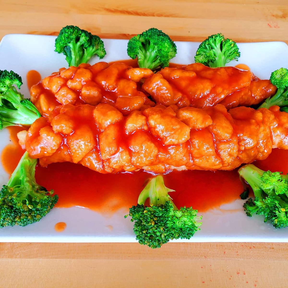 Squirrel Fish.

Light and Fluffy. 
You don't want to miss it.