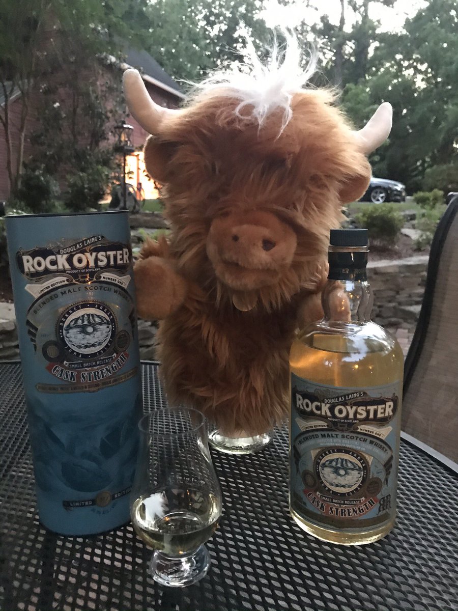 Great early summer evening enjoying a Little Rock Oyster! #whiskeysomms #dlaingwhisky