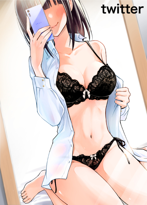 間違い探しレベルなんだけどpixiv用におっぱい加筆したのを見てくれ 良くない?🕺 