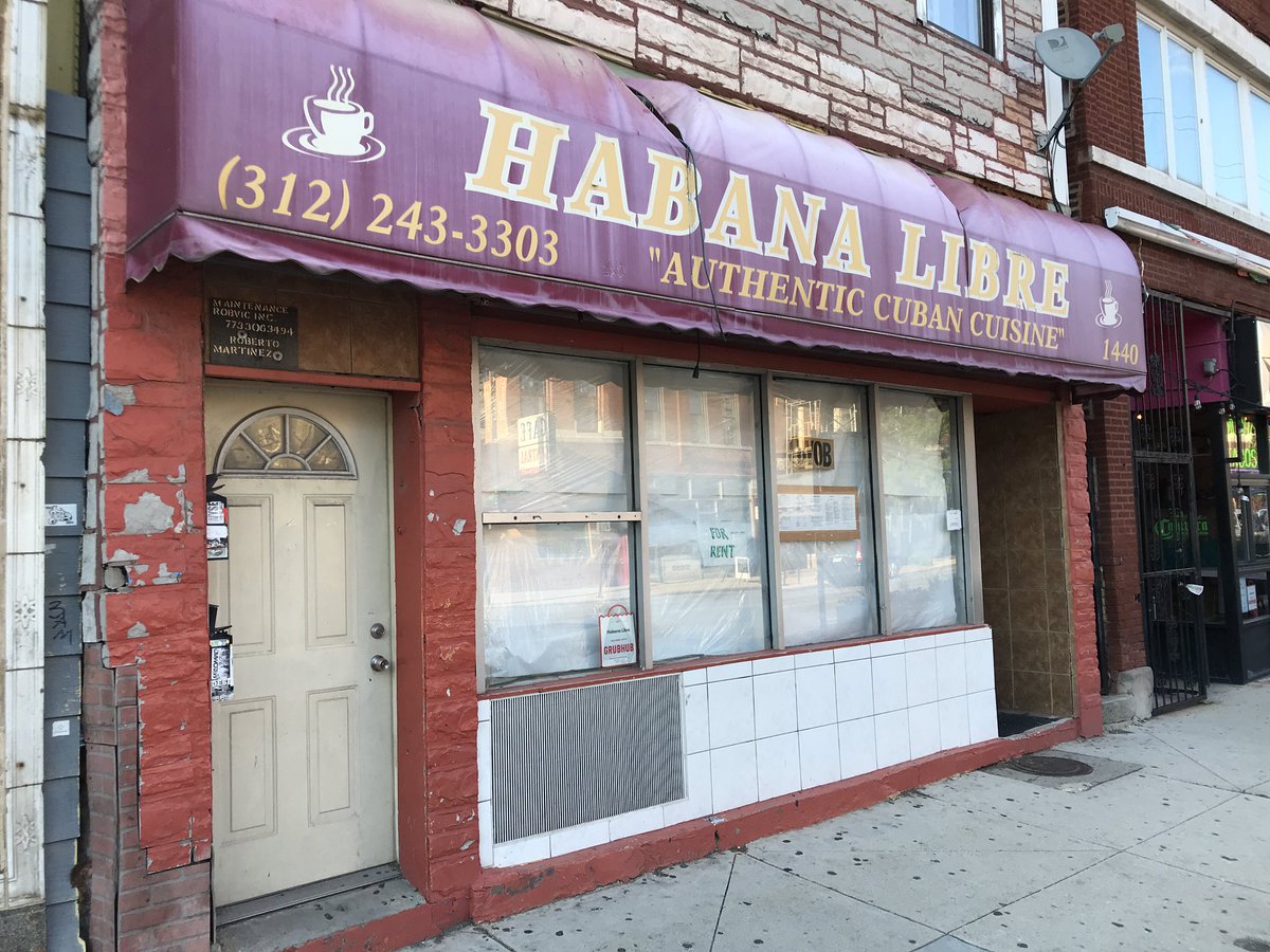 kmoto312's tweet image. Lost a great Cuban food restaurant over 20 years on Chicago Ave.
@WestLoopTom @chicagobars