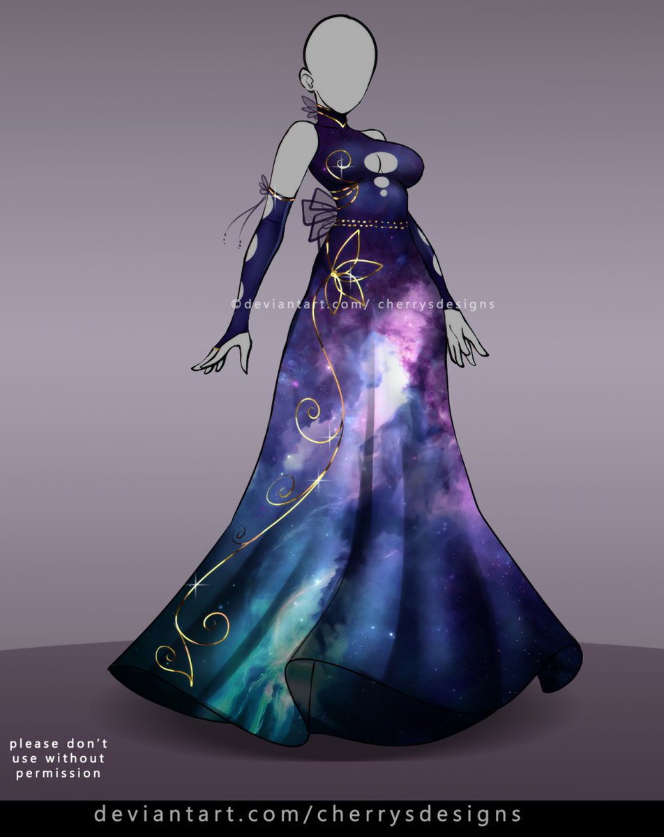 galaxy gown