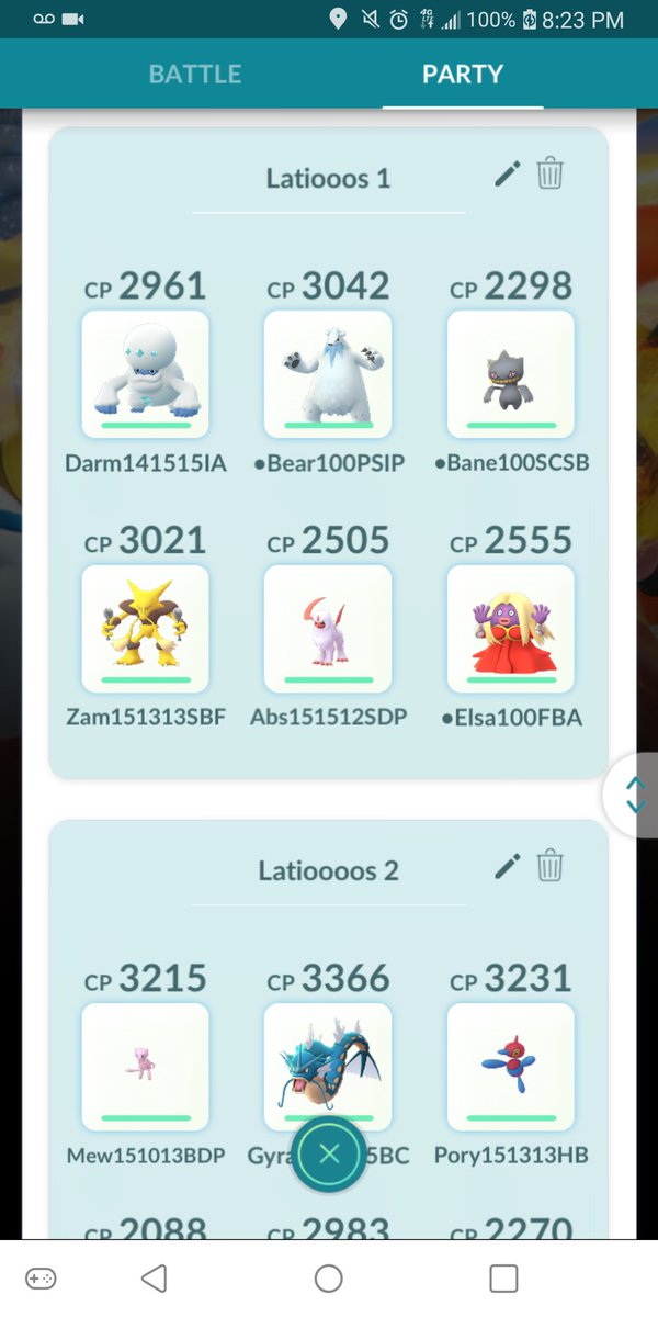 Alakazam4Ever's tweet photo. I'm ready for a no revive unique Latios/Latias trio tomorrow. Waiting for this for a LONG time. These are just mine 😂 #latios #Latias #eonduo #pokemongo @KaitoNolan . https://t.co/pivW6ValOb