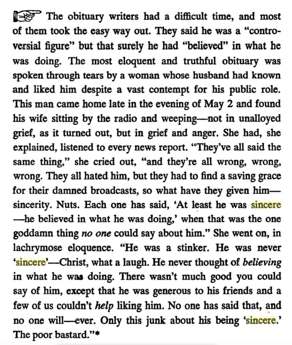 davidfrum's tweet photo. I know - or knew - many of today's Fox News personalities quite well at one time, @TuckerCarlson among them. When I think of the Tucker of today, I'm reminded of what Richard Rovere wrote after the death of Joe McCarthy. https://t.co/O8lPcUoO03
