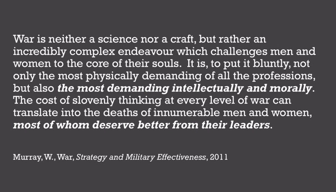 WarintheFuture's tweet photo. Why mastering our profession matters. https://t.co/JuoqCxG3hz