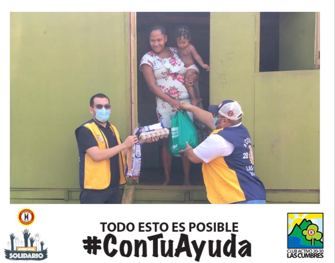Realizamos la donación de 10 bolsas de alimentos a familia de diversas comunidades como 11 de octubre, Rogelio Paredes, El Toro y Las Cascadas, todas del corregimiento de Burunga, distrito de Arraijan. #Activo2030Solidario #ConTuAyuda #Activo2030LC #QuedateEnCasa <a href="/anca2030panama/">ANCA 20-30 DE PANAMÁ</a>