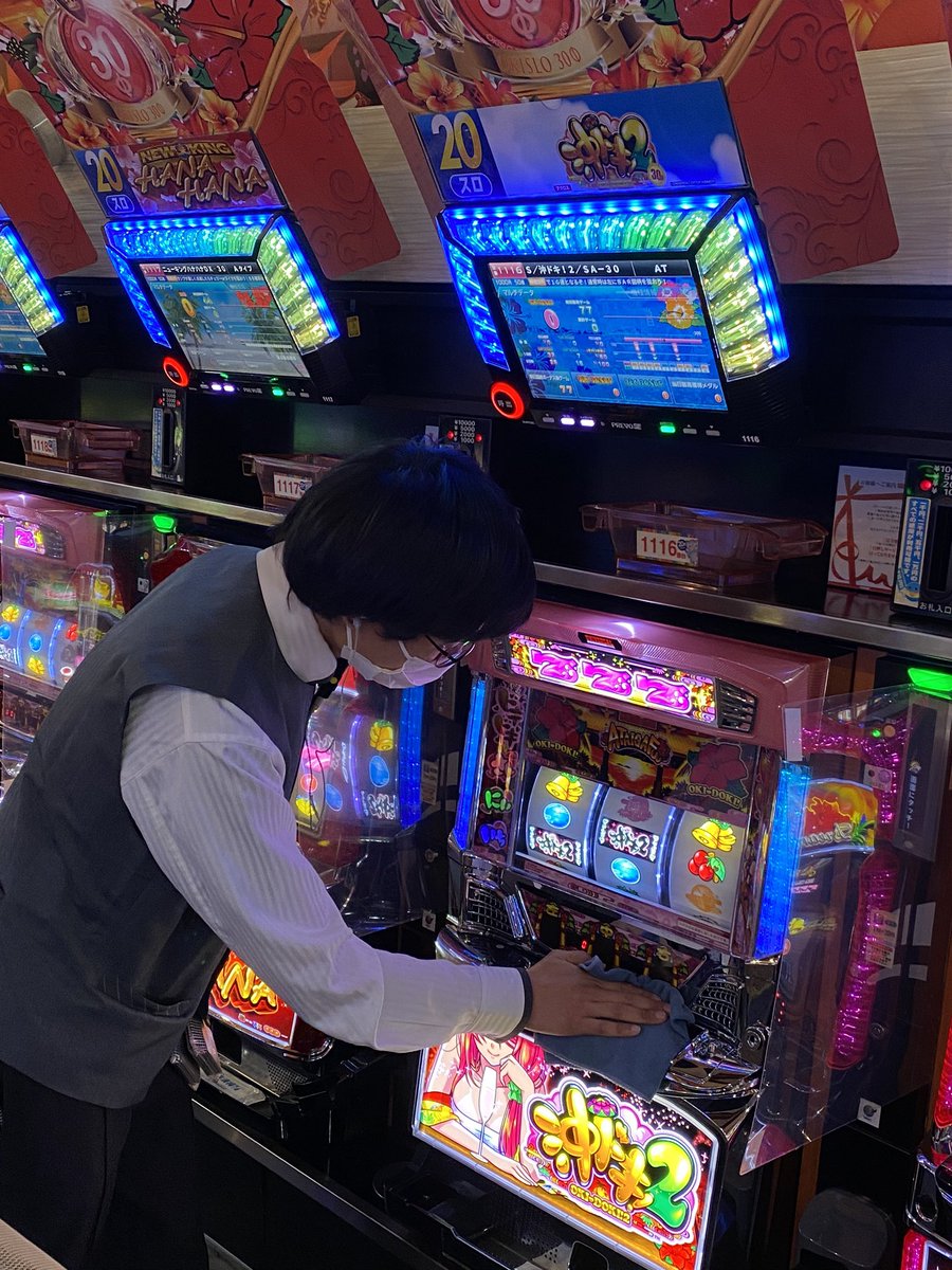 マリオン十番町店 近日 pアイマス登場 A Twitter おはようございます 本日もアルコール清掃実施中 台データ公開中 T Co Y804zwh37p 増台 入替 新台 オキドキ2 中川区 マリオン Marion スロット 5円スロット 円スロット T Co