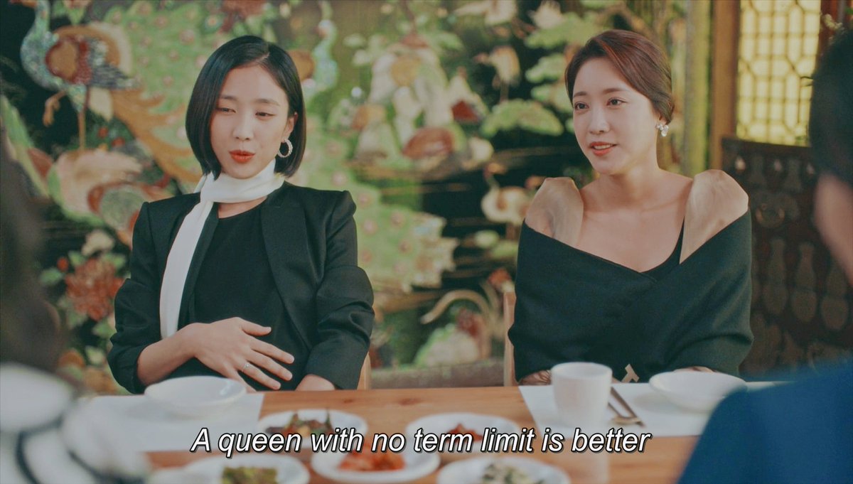 While GSR never hides where she comes from and isn't ashamed of it, the elite keeps telling her that all her hard work isn't enough.She'll never be and do enough to maintain that level of power and get a second term as PM. So that's why she's obsessed with becoming Queen.