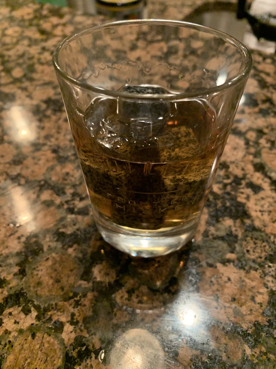 JDudaSpringHill's tweet image. Some people say I&apos;m a rule stickler. Tonight, I&apos;m drinking Gentleman @JackDaniels_US in a Bulleit KY Frontier Whiskey glass with frozen Scotch Whiskey Rocks.   Take that!