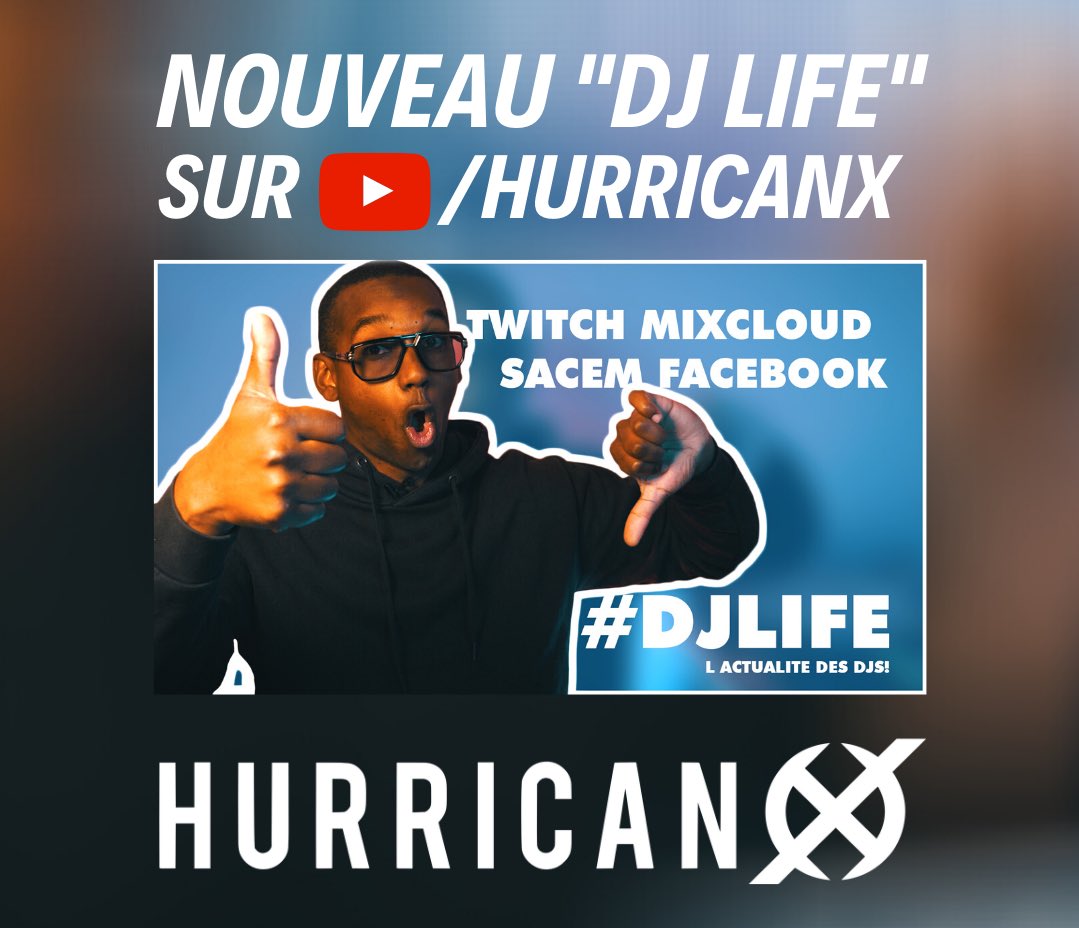 TheBridgePromo's tweet image. Si tu es DJ, @djHurricanX a forcément un bail intéressant à t’apprendre sur sa chaîne YouTube