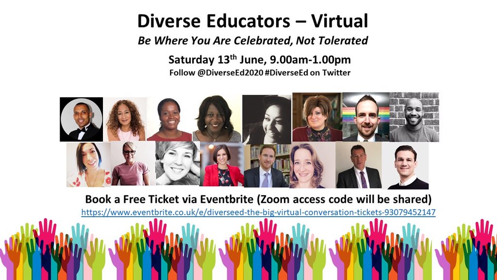 Character_guy's tweet photo. Today’s the day! Looking forward to hearing the presenters speak on a variety of prominent topics and seeing you all virtually! #DiverseEd #BAMEed #WomenEd #LGBTEd #DisabiltyEd https://t.co/yoNgbIHkrD