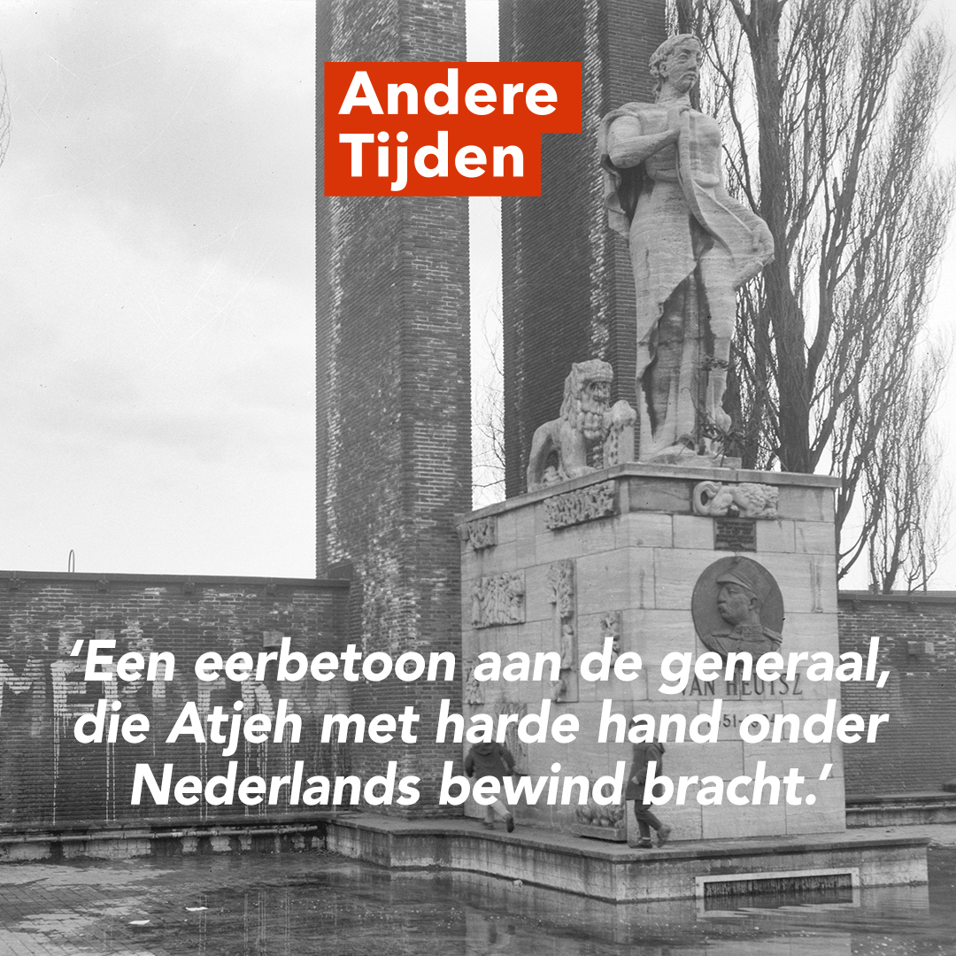 AndereTijden's tweet photo. Opnieuw laaien er discussies op rondom standbeelden van omstreden historische figuren. Twintig jaar geleden maakte #AndereTijden al een aflevering over één zo'n omstreden standbeeld: het monument voor de generaal J.B. #vanHeutsz.
Bekijk de docu hier ↓
https://t.co/CA1xB2NcGv https://t.co/LntyzXqRz6
