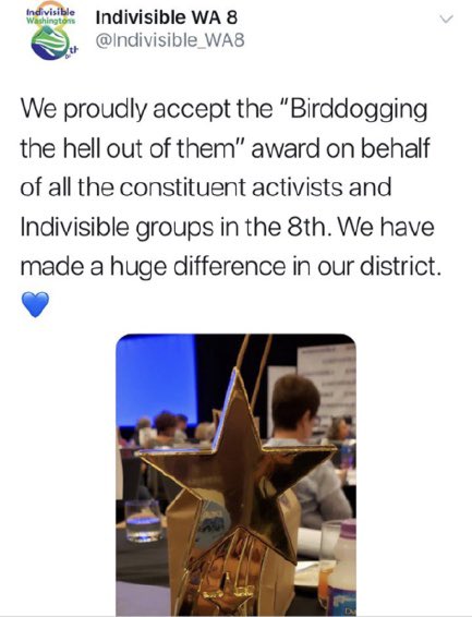 In 8-2019 this organization is handing out awards. One is for “birdogging the hell out of them” @JamesOKeefeIII  @Project_Veritas taught us what birdogging is. Wonder if this concept was taught in D.C during the Summit.