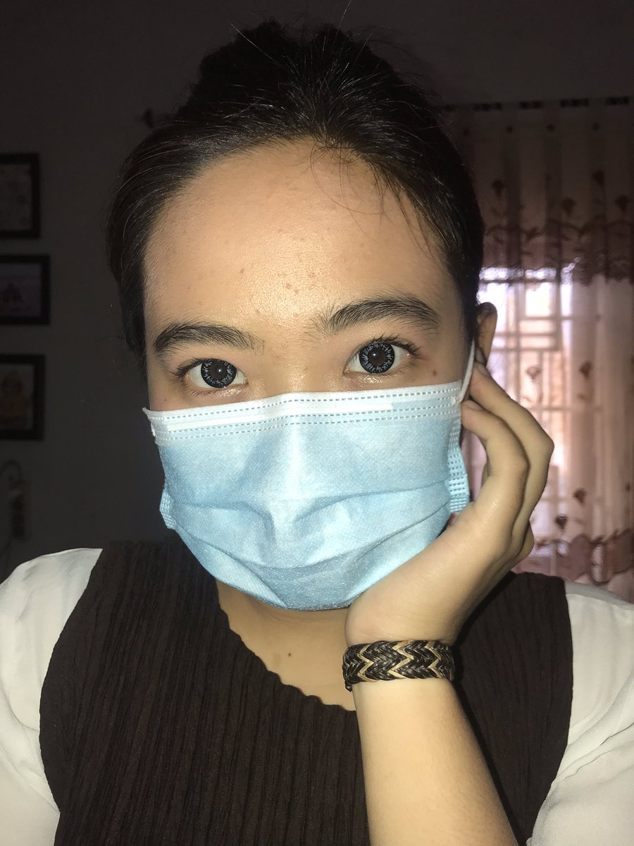 stephaniocta's tweet photo. Hallo, tetap pakai masker ya kalau keluar rumah😍 https://t.co/Ig6EYaEqfd