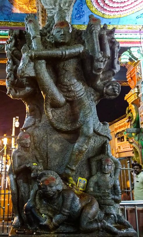 ऊ is for ऊर्ध्वतांडव मूर्ति or Urdhvatandava murtiThis is one of Shiva's rarer forms and, as far as I know, is found mostly in Tamil Nadu as sculptures in temples, stucco images on gopurams, bronzes and wall paintings. #AksharArt  #ArtByTheLetter
