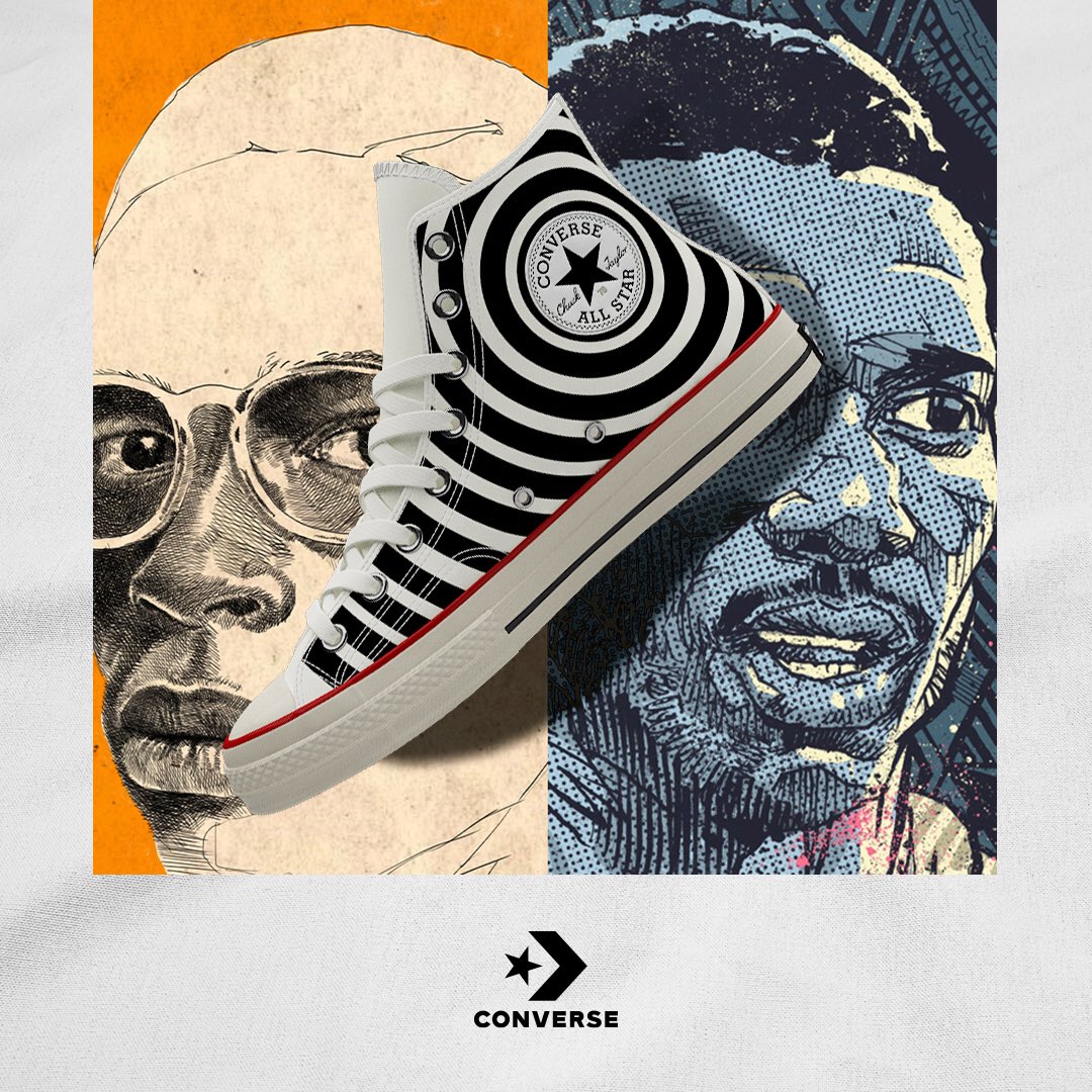 sindisonyoni's tweet image. I’ve designed another Limited edition for @Converse with the brother @fhatuwaniMukhel. Our design depicts togetherness + peace during these times where we’re all apart. Proceeds go to The Nelson Mandela Children’s Fund.
#CreateatHome #CreateforPeace #Azaniah
🇿🇼x🇿🇦
