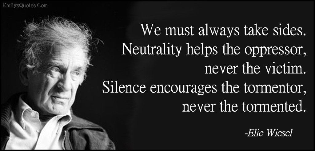 7. Who will be there to HELP you when they are gone?Right NOW, more than anything HATE needs to stop. Many young people have been HATE instead of intolerance. Many do not know history. This is an epidemic and contagious. Stop the HATE now!
