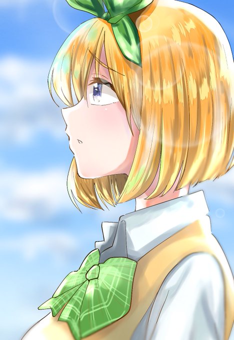 雪原さんがTwitterに投稿した中野四葉(五等分の花嫁)のイラスト。