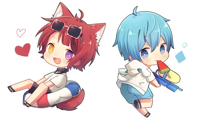 夏らしく???
#莉犬くん 
#ころんくん 