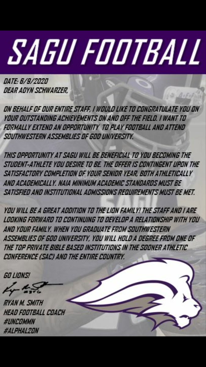 Adyn828's tweet photo. Blesssed to receive my first offer from SAGU!! @CoachSilva_SAGU that for you lil tre❤ @Just_Coach_B @Jacob_Owen37 @AYGATT_recruits https://t.co/KrQwI300tn
