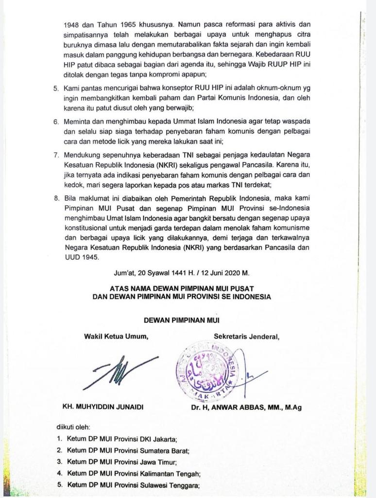 podoradong's tweet photo. Tidak dicantumkannya TAP MPRS Nomor 25/MPRS/1966 tentang PKI, pernyataan sebagai organ terlarang diseluruh wilayah NKRI dalam RUU HIP adalah sebuah langkah pengkhianatan @DPR_RI

Apabila itu benar terjadi, maka tidak ada jalan lain selain bergerak! 

#RUUHIP_IdeKomunis https://t.co/5bIy5FcxUu
