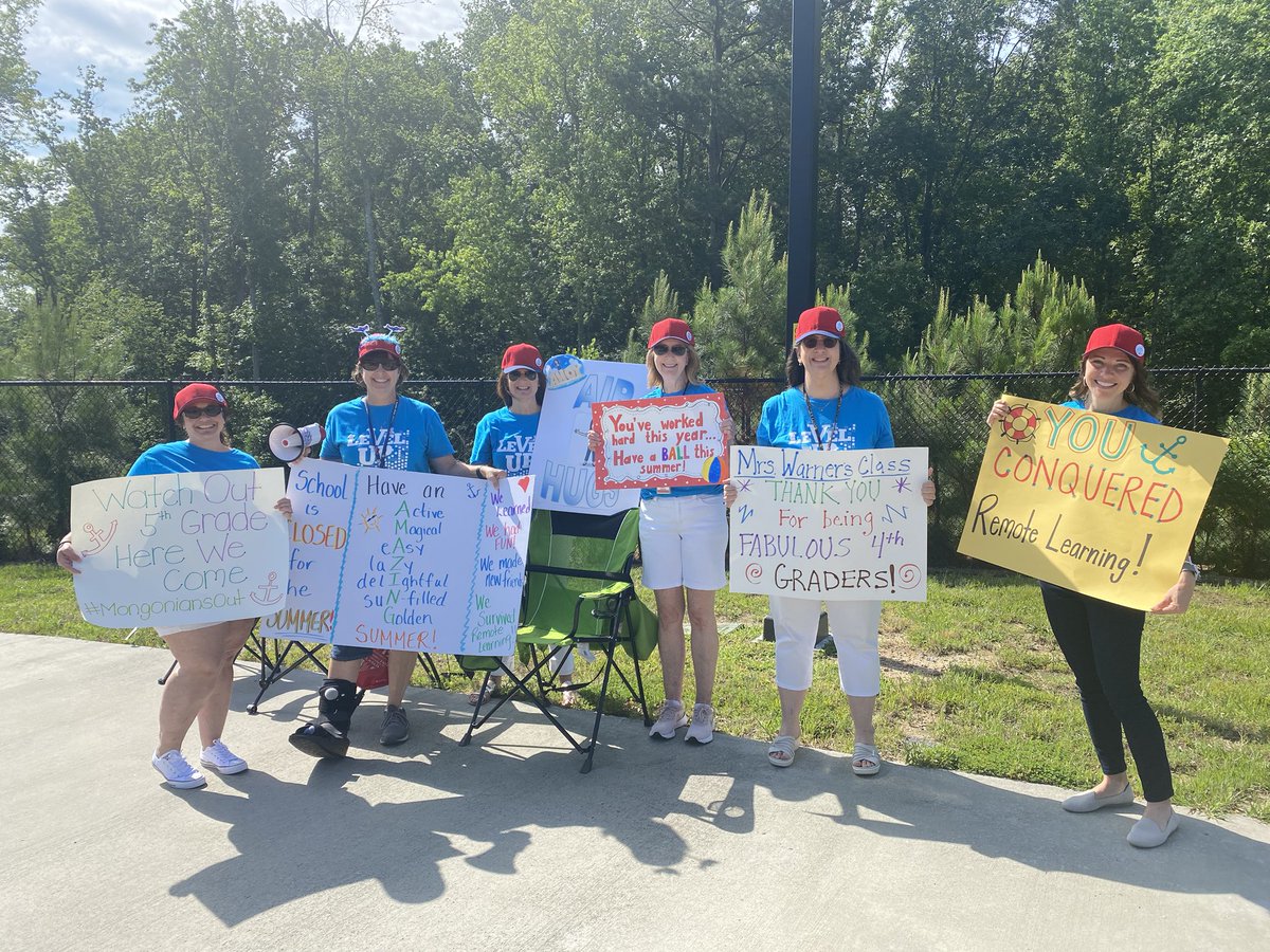 Waving Out my 4th graders today. Not exactly the way I was hoping to end this school year, but SRE made it the BEST!!! I will truly miss this group of kiddos as they SAIL into 5th grade. Thanks for an AMAZING Waving Out!! <a href="/mleach2/">Mel Leach</a> <a href="/SJillHarrison/">Jill Harrison</a> @cvereckey <a href="/sreapexpta/">Scotts Ridge Elementary PTA</a>