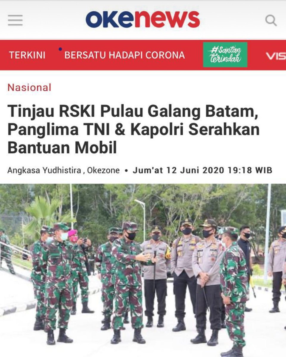 HumasTabesSmg's tweet photo. Kapolri dan Panglima TNI menyerahkan 2 unit kendaraan Operasional R4 Toyota Kijang Innova yang diperuntukkan pada RSKI Galang 

#SupportTNIPolriUtkNakes https://t.co/AQYKBfl2dG