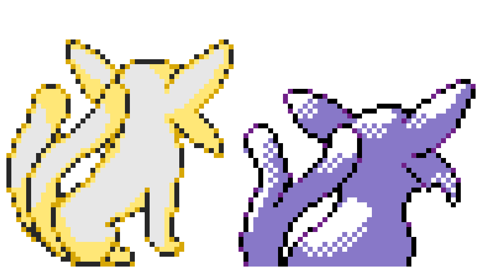 Dr. Lava on X: Raikou, Entei, and Suicune's designs from Gold & Silver's  1997 demo -- normal sprites on top, Shinies on bottom. In G&S's 1997 demo,  their names were simply Rai