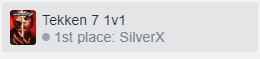 silversupastar's tweet photo. Look man, i am not good at T7 by any stretch of the imagination, and this bracket wasnt even huge or nothing. But I can say with confidence, I'm proud of myself for achieving something i never thought possible for me. Not picking T7 back up or anything, but, im happy. #CMOnline https://t.co/AXkLlTOEym