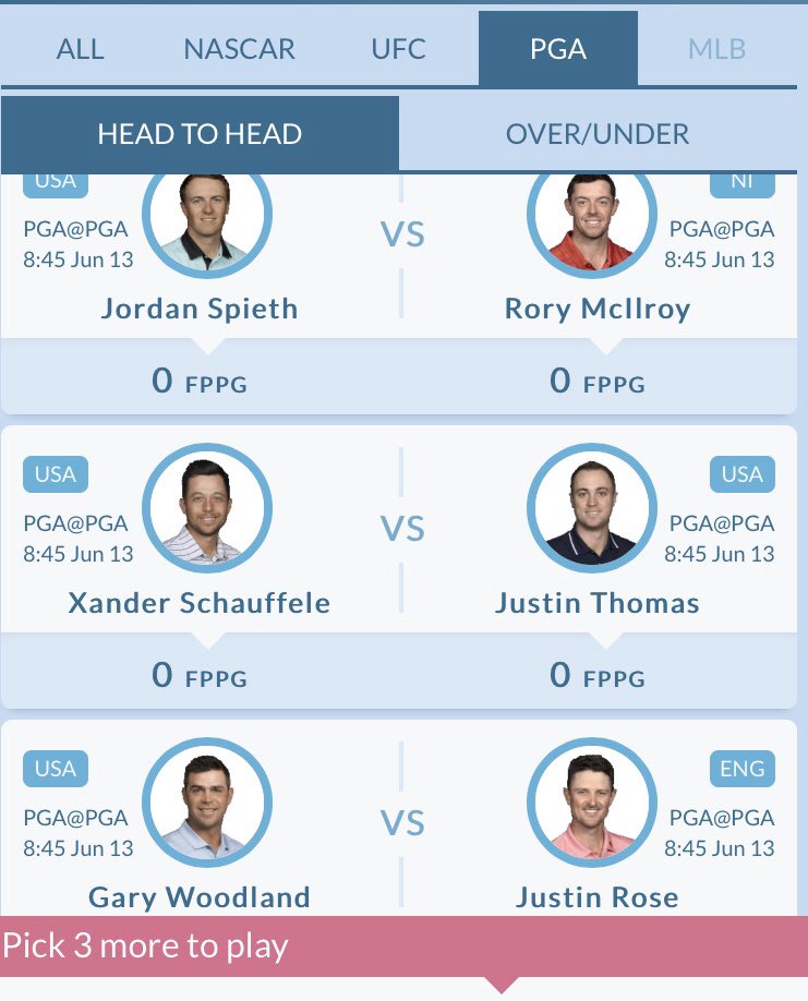 QuickPicksNow's tweet photo. Fresh @PGATOUR Saturday matchups are live at QuickPicks. Get in on the huge payout parlays now - win up to $50,000 per ticket. @ufc & @NASCAR action this weekend too. Sign up at https://t.co/hjElANE2yv & get a 100% deposit bonus. Pay a little, win a lot. #UseYourEdge https://t.co/YMWNnkwGxu