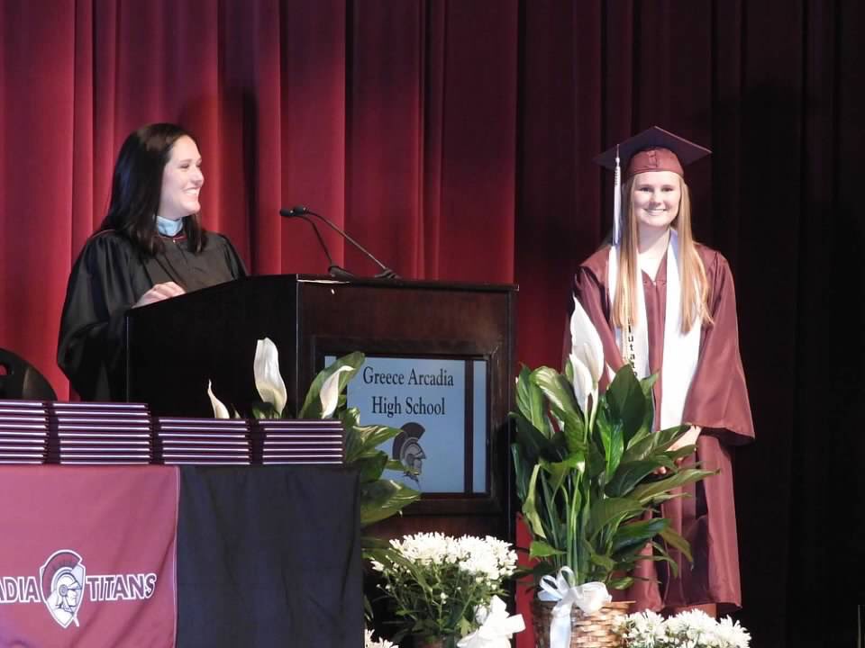 laura_pum's tweet photo. Congrats, Megan!  We are so proud of you!  @meganpum22 @GreeceArcadia https://t.co/fgLeR8lxLO