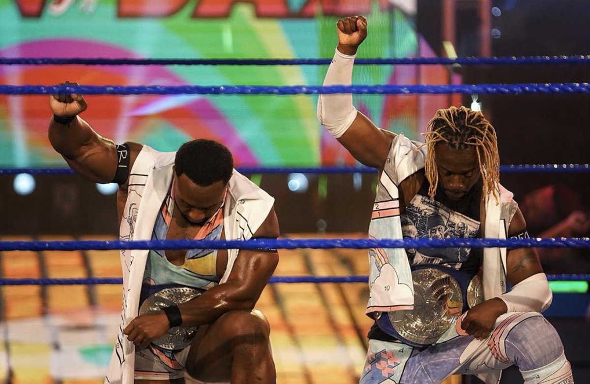 NatbyNature's tweet image. THIS. ❤️ @TrueKofi @WWEBigE