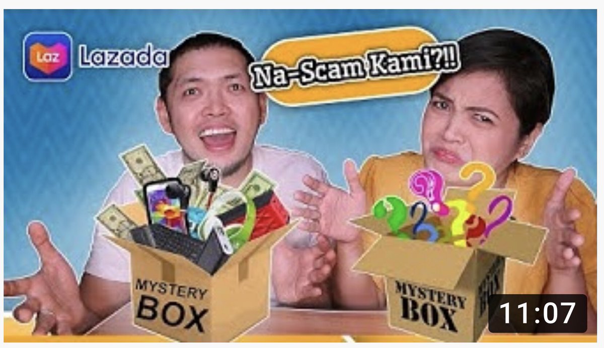 Say Hi sa mga na-BIKTIMA ng LAZADA! 😂😂😂 <a href="/LazadaPH/">Lazada Philippines</a> <a href="/LazadaMY/">LazadaMY</a> 

#MysteryBox #lockdownextension #StayHomeStaySafe #Unboxing 

youtu.be/Fugl6TAhNhs