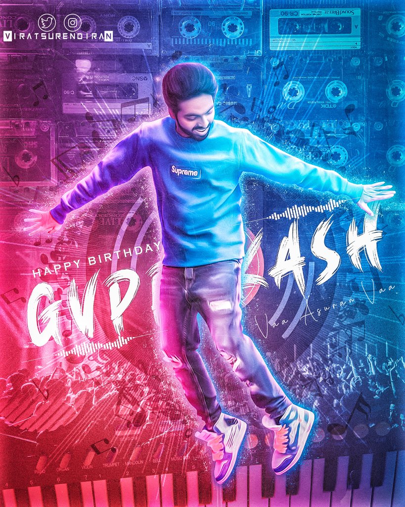 Happy birthday GV Prakash Kumar  another birthday design   Design -  
