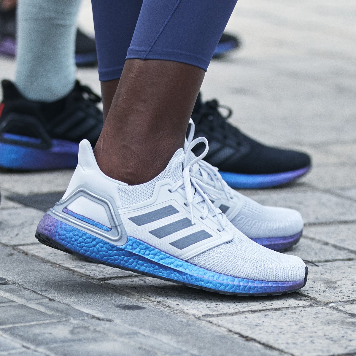 adidas ultra boost 20 grey three