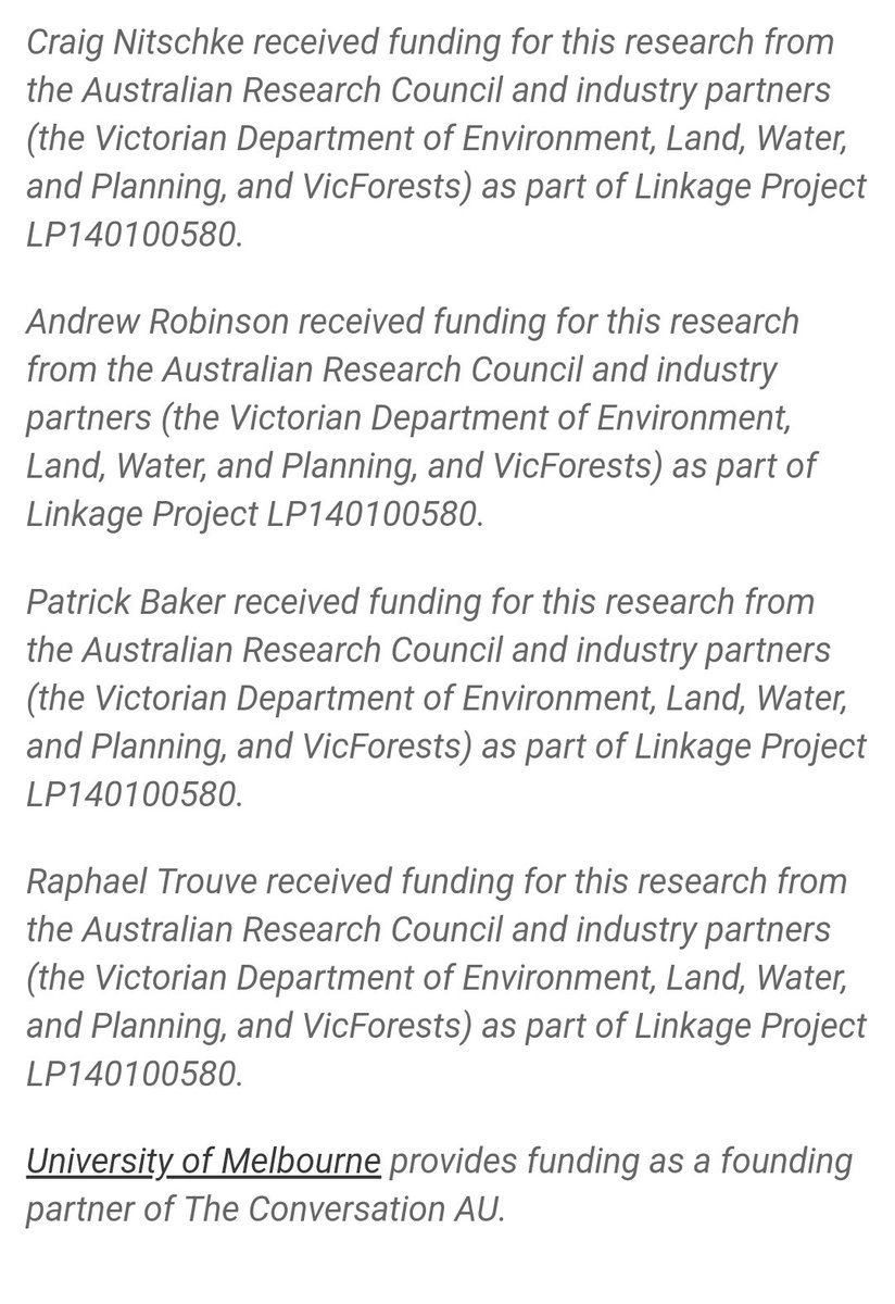 And even now, VicForests still promotes scientific reports written by those to whom it pays money.
