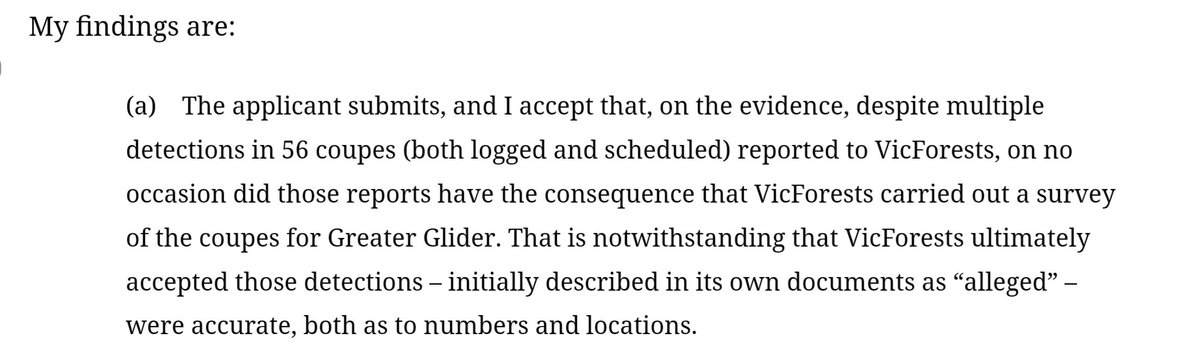 Citizen scientists had to do surveys instead, often after logging had started.One surveyor submitted many reports to DEWLP, for which he received a polite thank you - and no further correspondence. Did ANY of these reports lead to a pre-harvest survey by VicForests? Well...