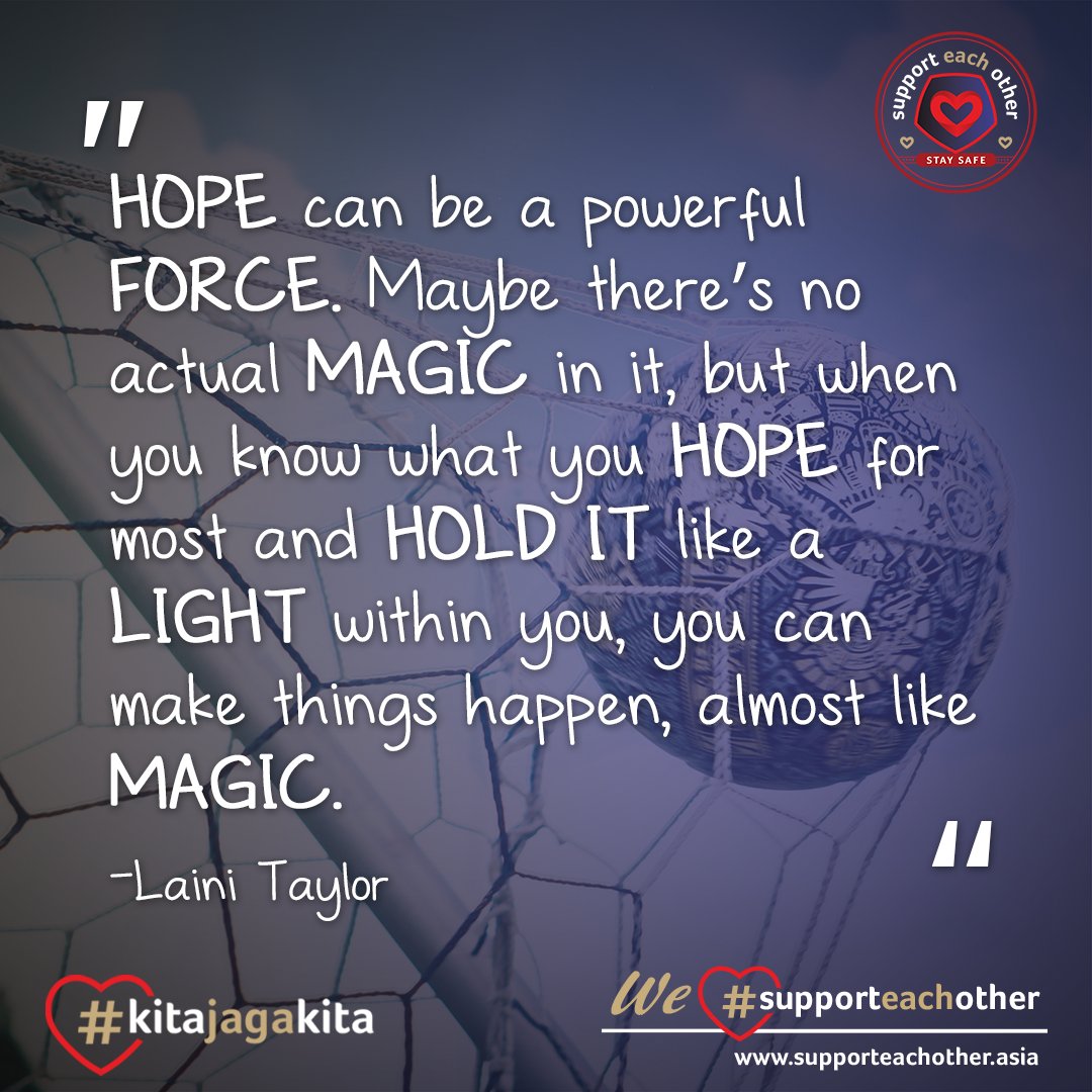 SupportEach's tweet image. The future will be full of magic, agree?
#Semangat #hope #Magic