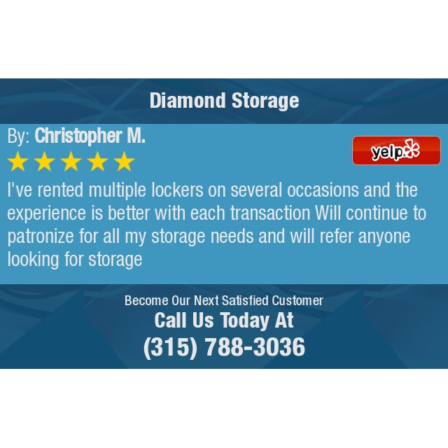 5 Star: Christopher M. "I've rented multiple lockers on several occasions and the experience is better with..." bit.ly/2MVVWQ9
